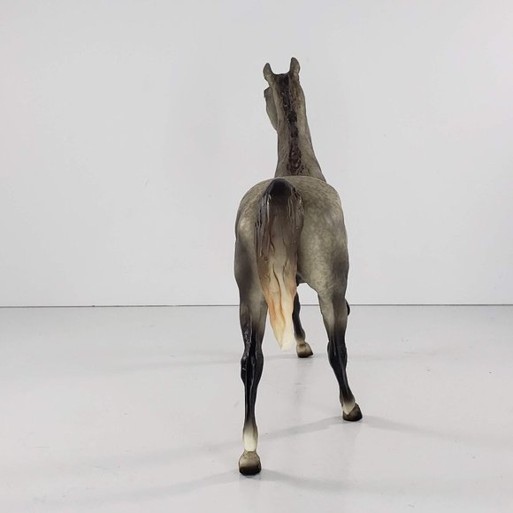 Breyer Horse Classic Hugo Saddle Club Eventing Dapple Grey Black Beauty #61105 - Picture 6 of 13